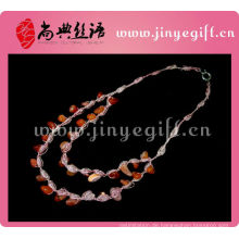 Ruby Achat handgefertigte Design Halskette Juweliere